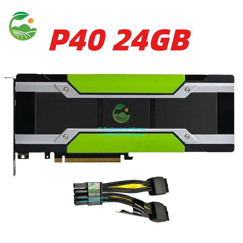 Ai Deep Learning Workstation Gpu 24Gb - P40 24GB GDDR5 GPU 가속기 카드,
